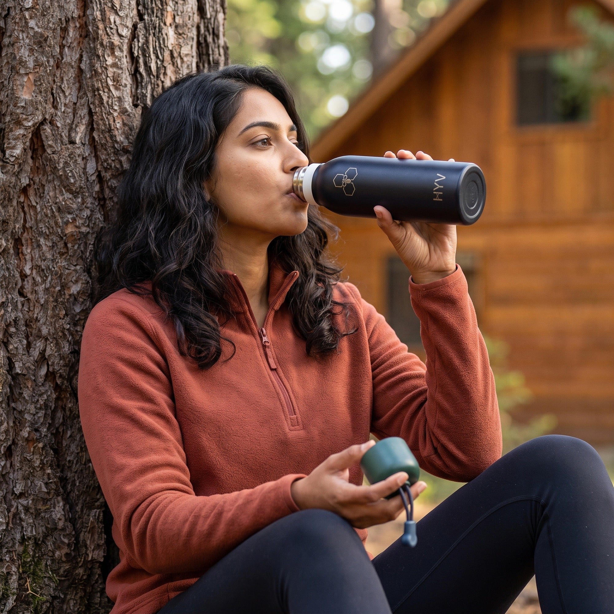 HYV DualFlow Slim – Insulated Water Bottle with 2-in-1 Chug & Sipper Lid | 750ml, Slim Cup-Holder Fit, Leakproof HYV Healthtech Private Ltd