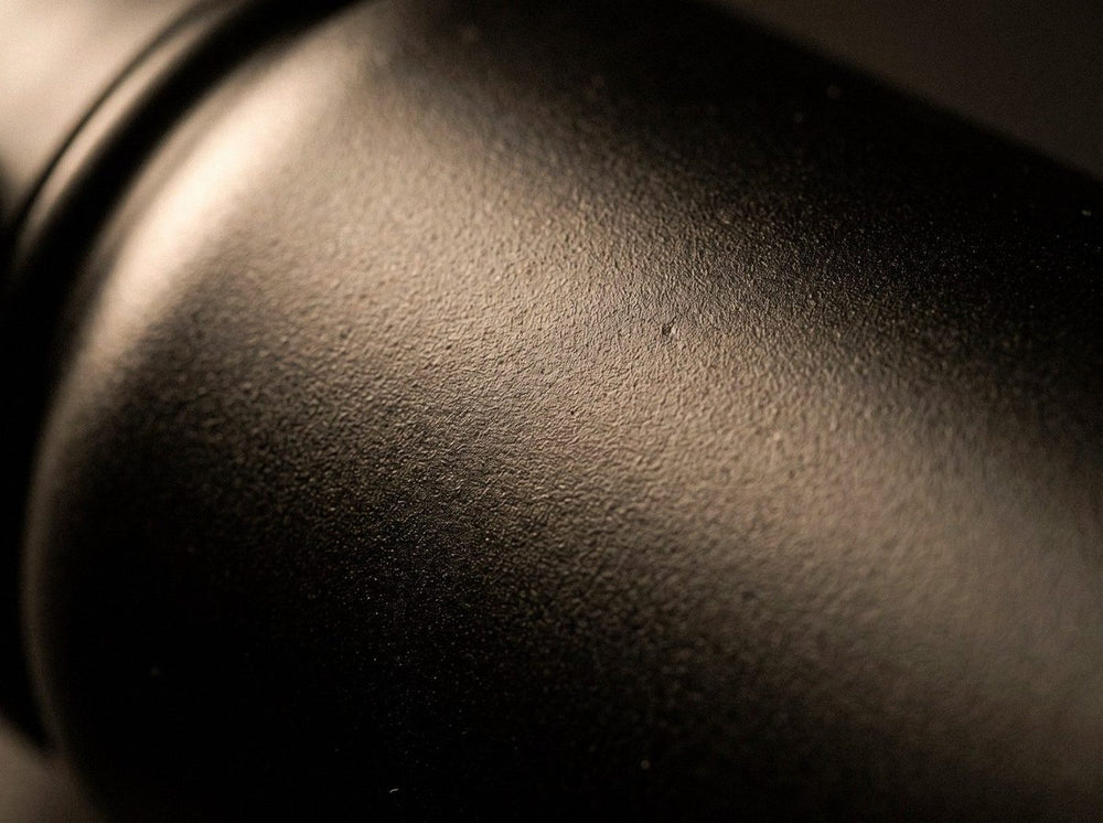Soft-touch matte finish — fingerprint-resistant, warm to the hand