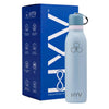 HYV DualFlow Slim – Insulated Water Bottle with 2-in-1 Chug & Sipper Lid | 750ml, Slim Cup-Holder Fit, Leakproof