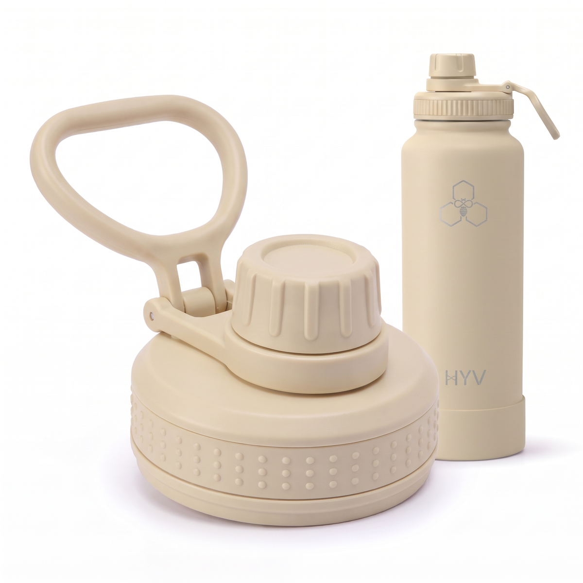 HYV Luxe Chug Lid – Fits LuxeFlow, LuxeSip & MagFlex 1L | Replacement Lid, Leakproof HYV