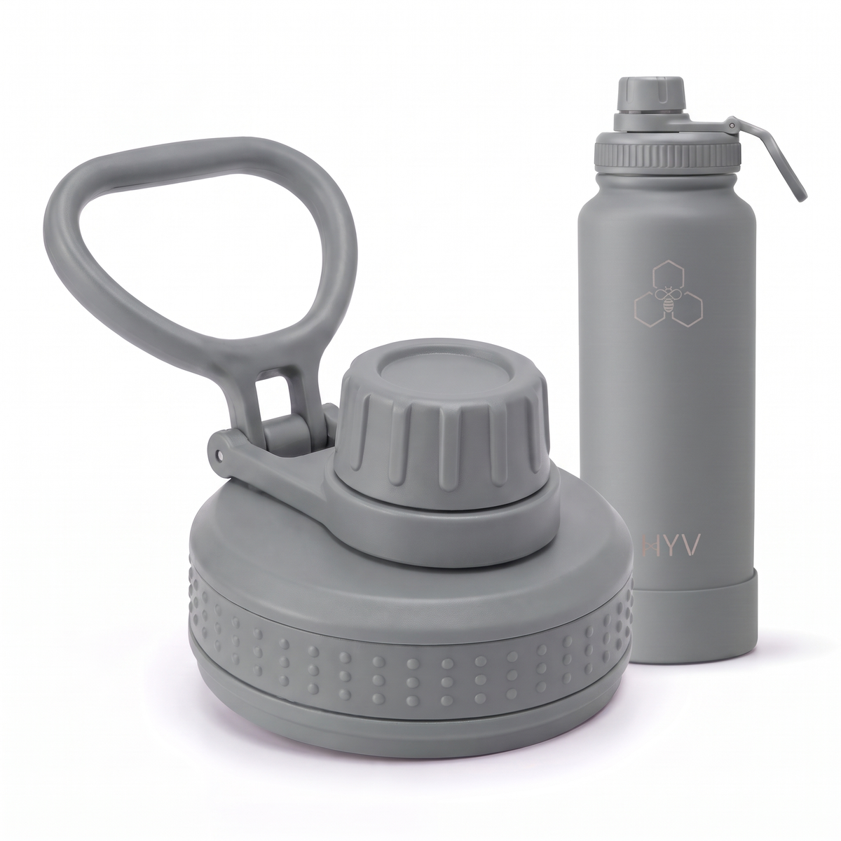HYV Luxe Chug Lid – Fits LuxeFlow, LuxeSip & MagFlex 1L | Replacement Lid, Leakproof HYV