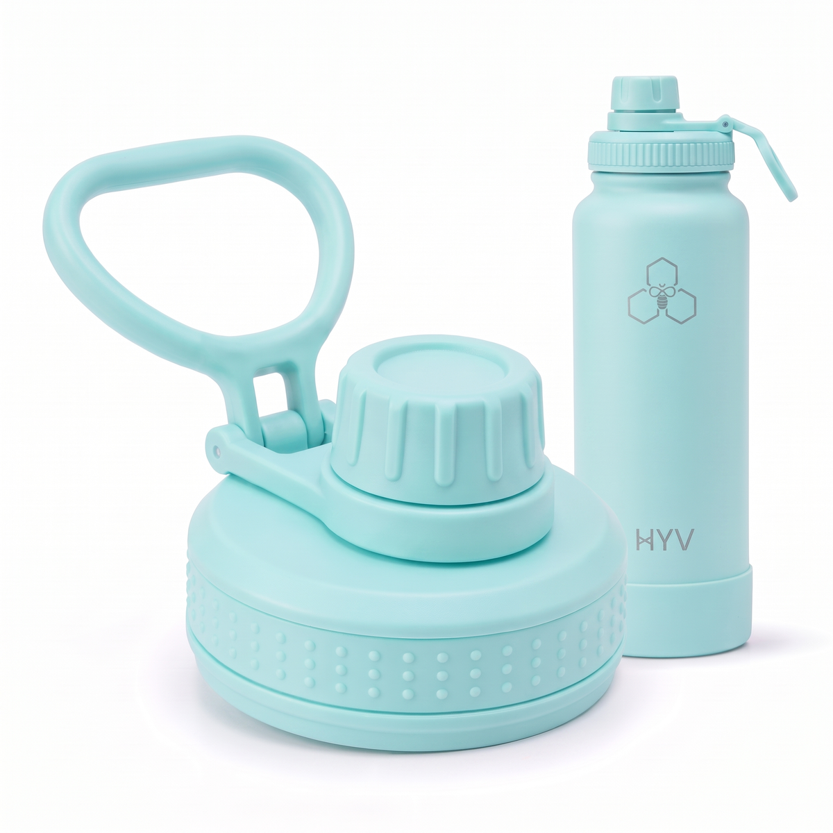 HYV Luxe Chug Lid – Fits LuxeFlow, LuxeSip & MagFlex 1L | Replacement Lid, Leakproof HYV