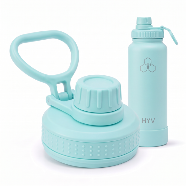 HYV Luxe Chug Lid – Fits LuxeFlow, LuxeSip & MagFlex 1L | Replacement Lid, Leakproof HYV