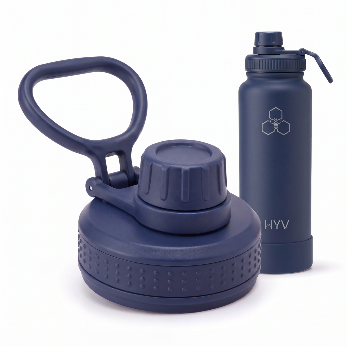 HYV Luxe Chug Lid – Fits LuxeFlow, LuxeSip & MagFlex 1L | Replacement Lid, Leakproof HYV