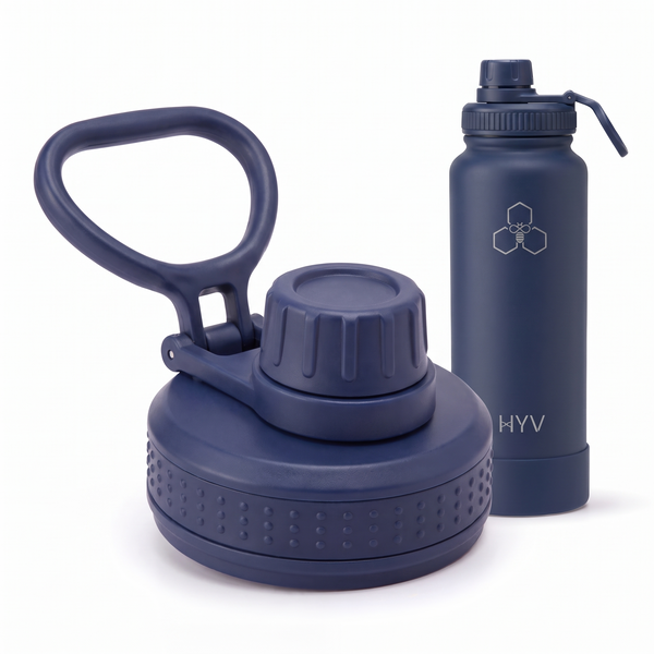 HYV Luxe Chug Lid – Fits LuxeFlow, LuxeSip & MagFlex 1L | Replacement Lid, Leakproof HYV