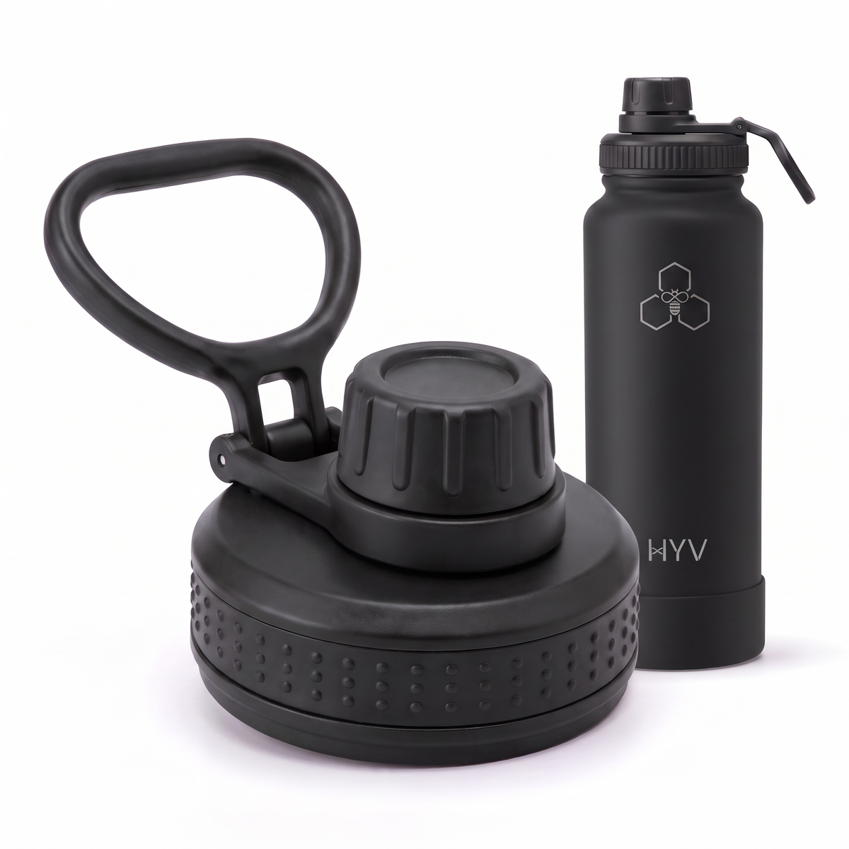 HYV Luxe Chug Lid – Fits LuxeFlow, LuxeSip & MagFlex 1L | Replacement Lid, Leakproof HYV
