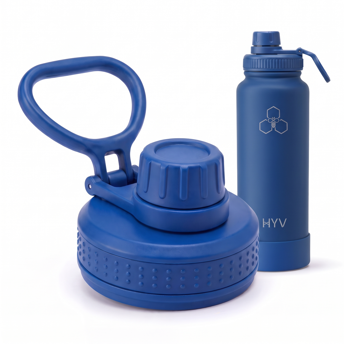 HYV Luxe Chug Lid – Fits LuxeFlow, LuxeSip & MagFlex 1L | Replacement Lid, Leakproof HYV