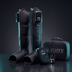 ReHYV Pulse Pro leg compression sleeves with integrated controller — hero kit