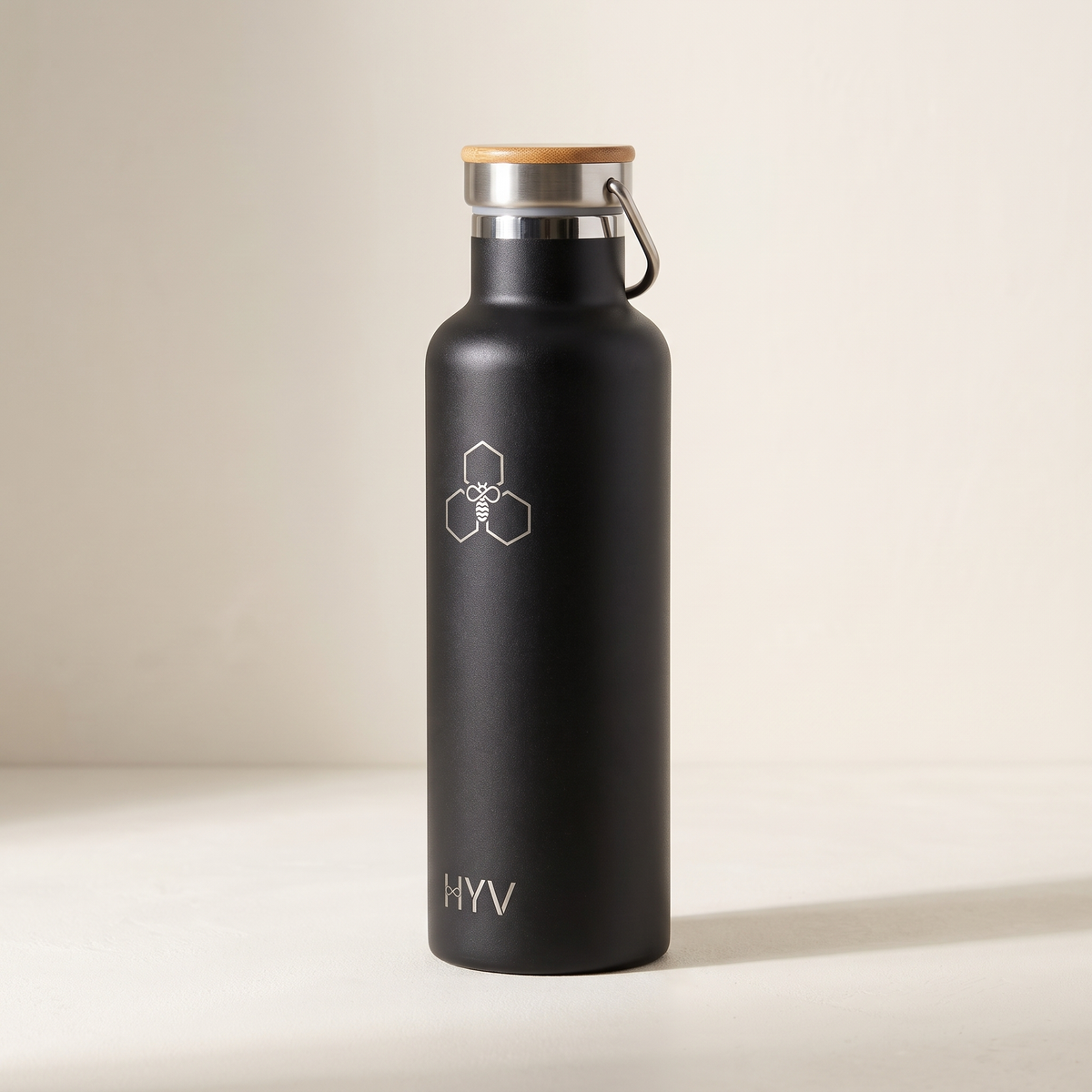 HYV SlimPro – Slim Insulated Water Bottle with Steel Lid & Handle | 750ml HYV