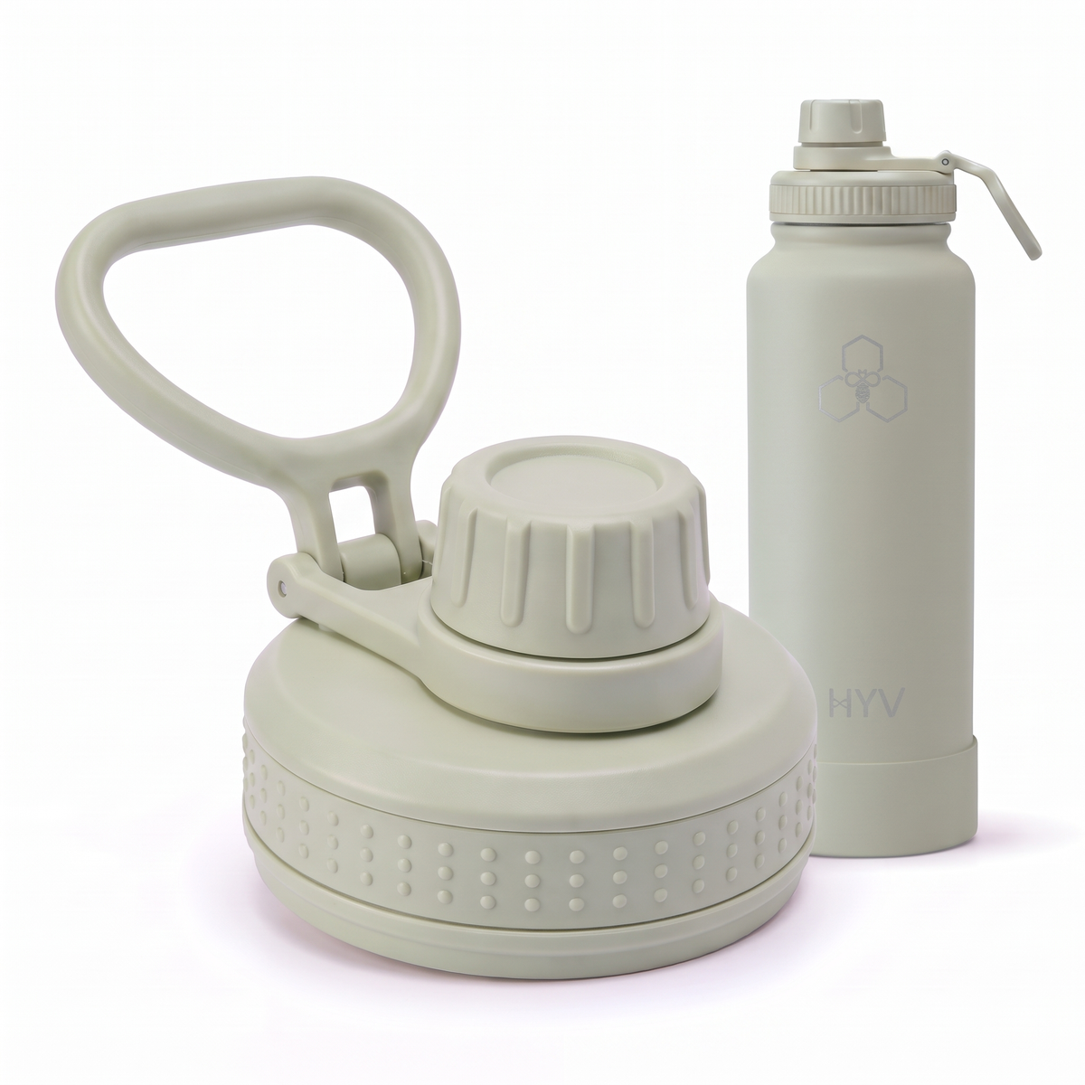 HYV Luxe Chug Lid – Fits LuxeFlow, LuxeSip & MagFlex 1L | Replacement Lid, Leakproof HYV