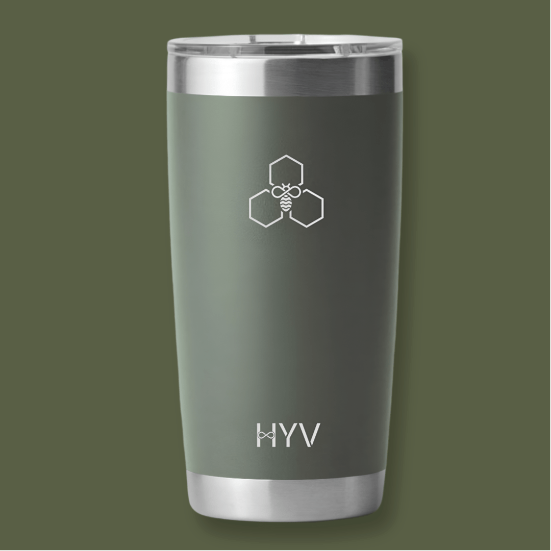 HYV ChillSip - Sleek Insulated Tumbler for Hot & Cold Drinks (590ml) - HYV