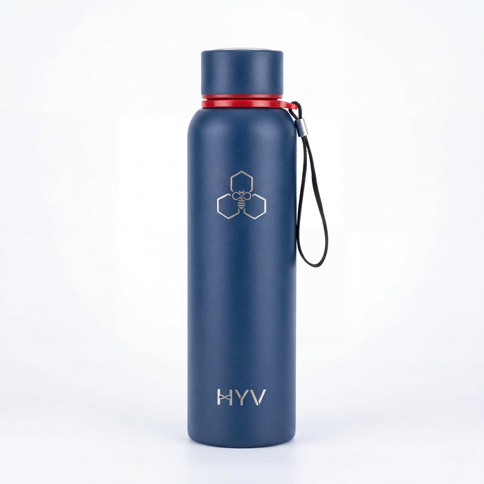 HYV CoreFlow – Reusable Insulated Water Bottle | 750ml, 24-Hour Cold, BIS Certified