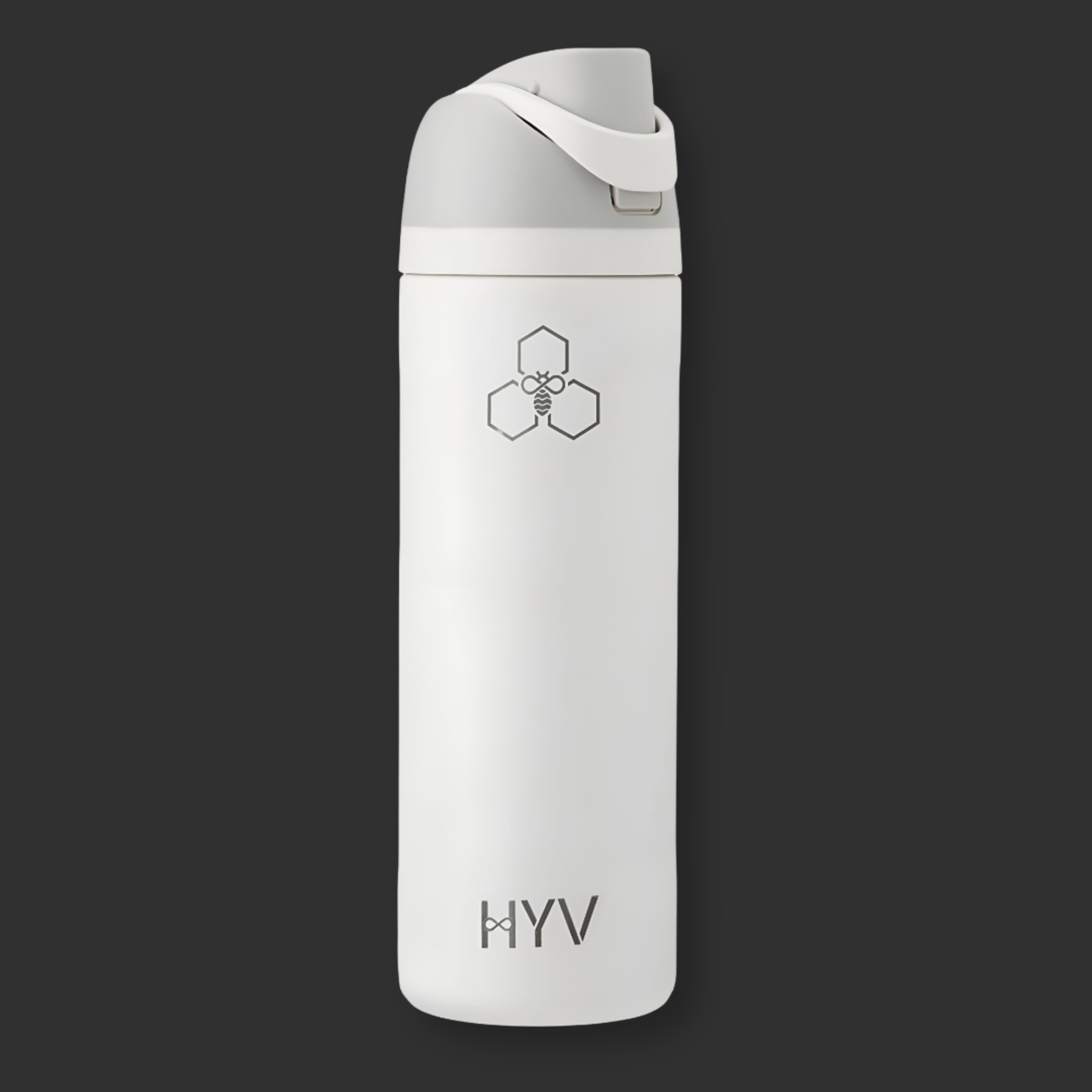HYV DualFlow - Insulated Water Bottle with Chug & Sipper Cap (710ml) - HYV