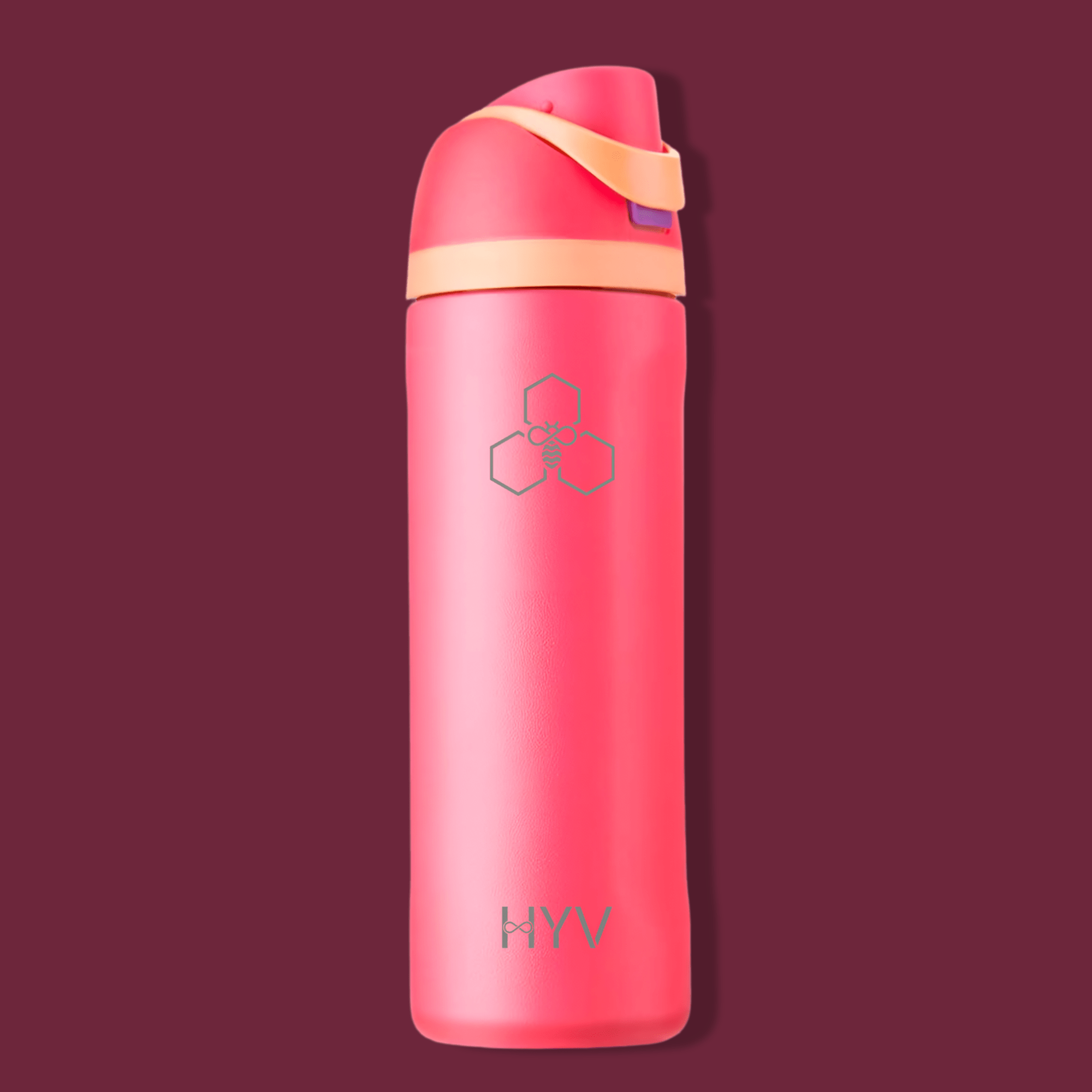 HYV DualFlow - Insulated Water Bottle with Chug & Sipper Cap (710ml) - HYV