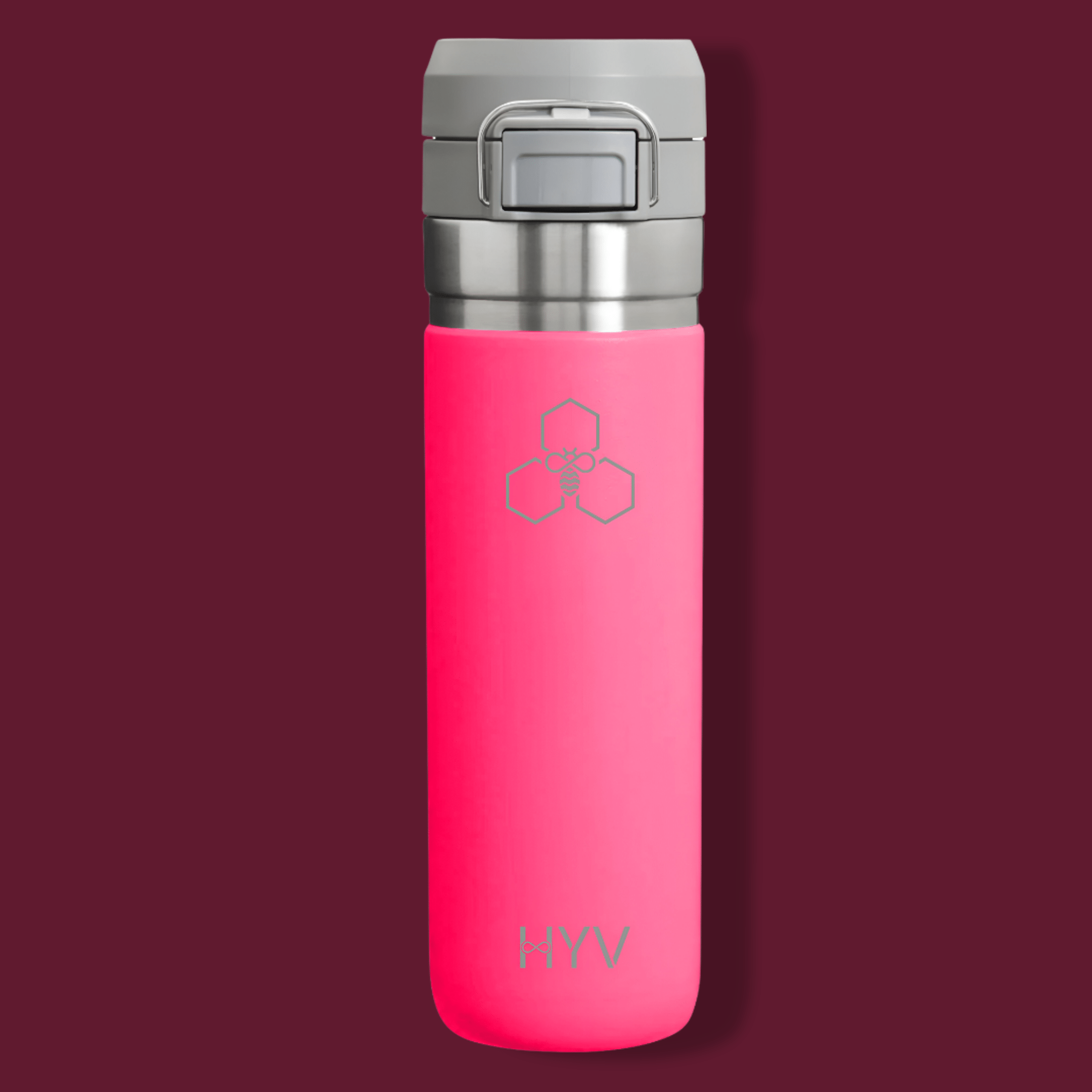 HYV FlipFlow - Insulated Water Bottle with Quick - Flip Lid (710ml) - HYV