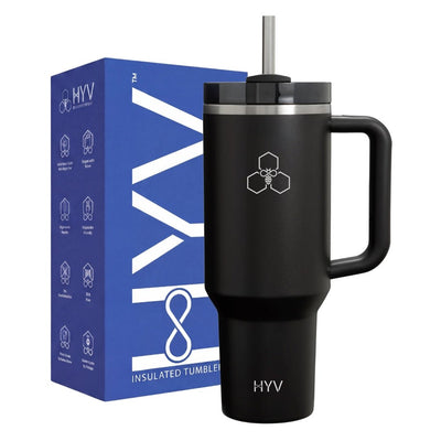 HYV HydroFlow – 1.2L Insulated Tumbler with Turn-and-Sip Lid | Desk & Office
