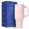 HYV HydroMax – 1.2L Insulated Tumbler with Straw Lid & Handle | Stanley-Style, Wide Body