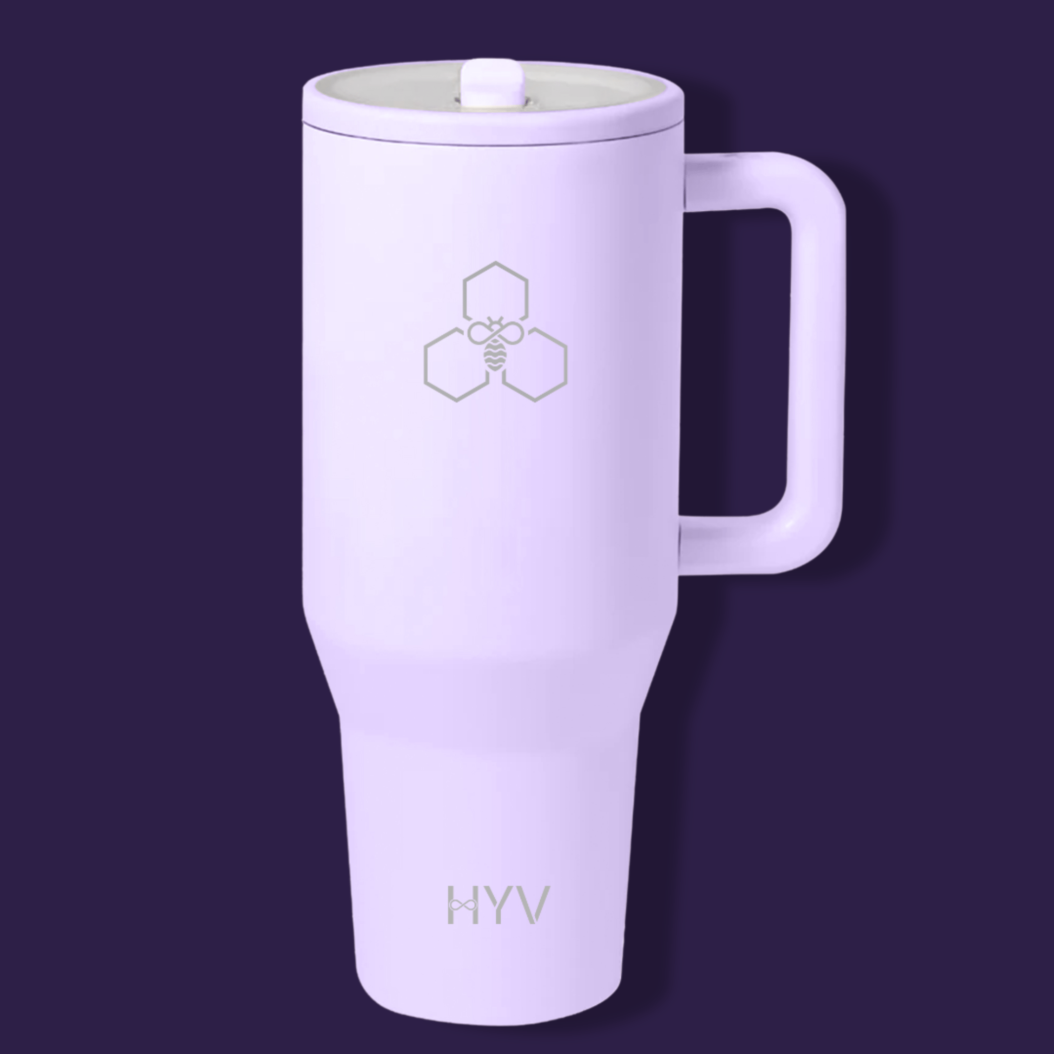 HYV HydroMax - Large Insulated Tumbler with Inbuilt Straw Lid (1200ml) - HYV