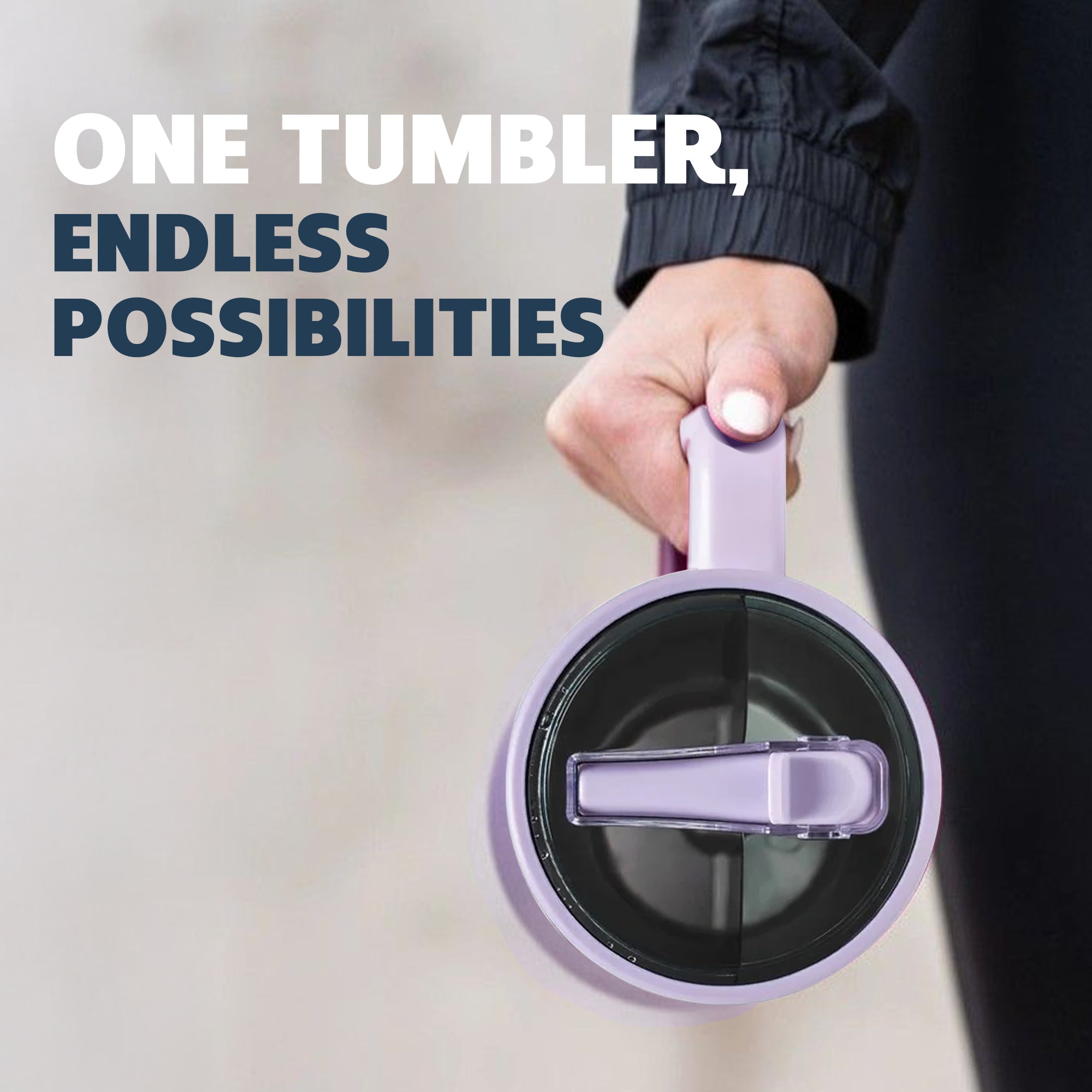 HYV HydroMax - Large Insulated Tumbler with Inbuilt Straw Lid (1200ml) - HYV