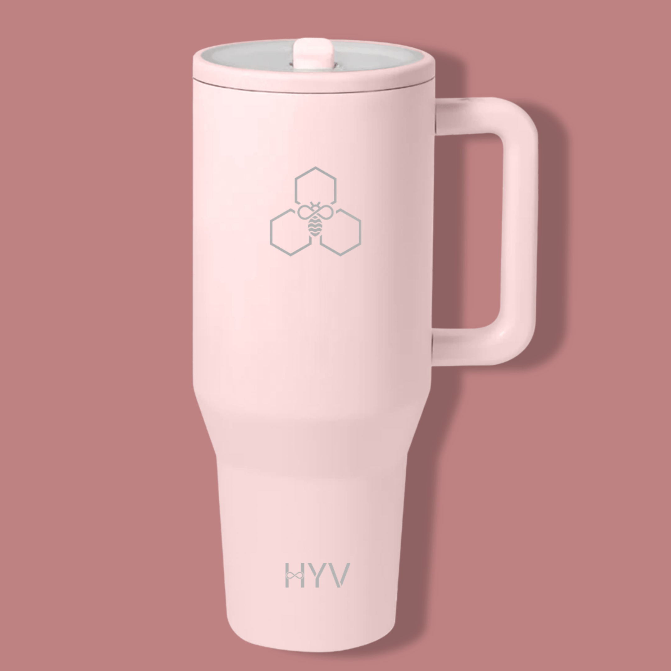 HYV HydroMax - Large Insulated Tumbler with Inbuilt Straw Lid (1200ml) - HYV