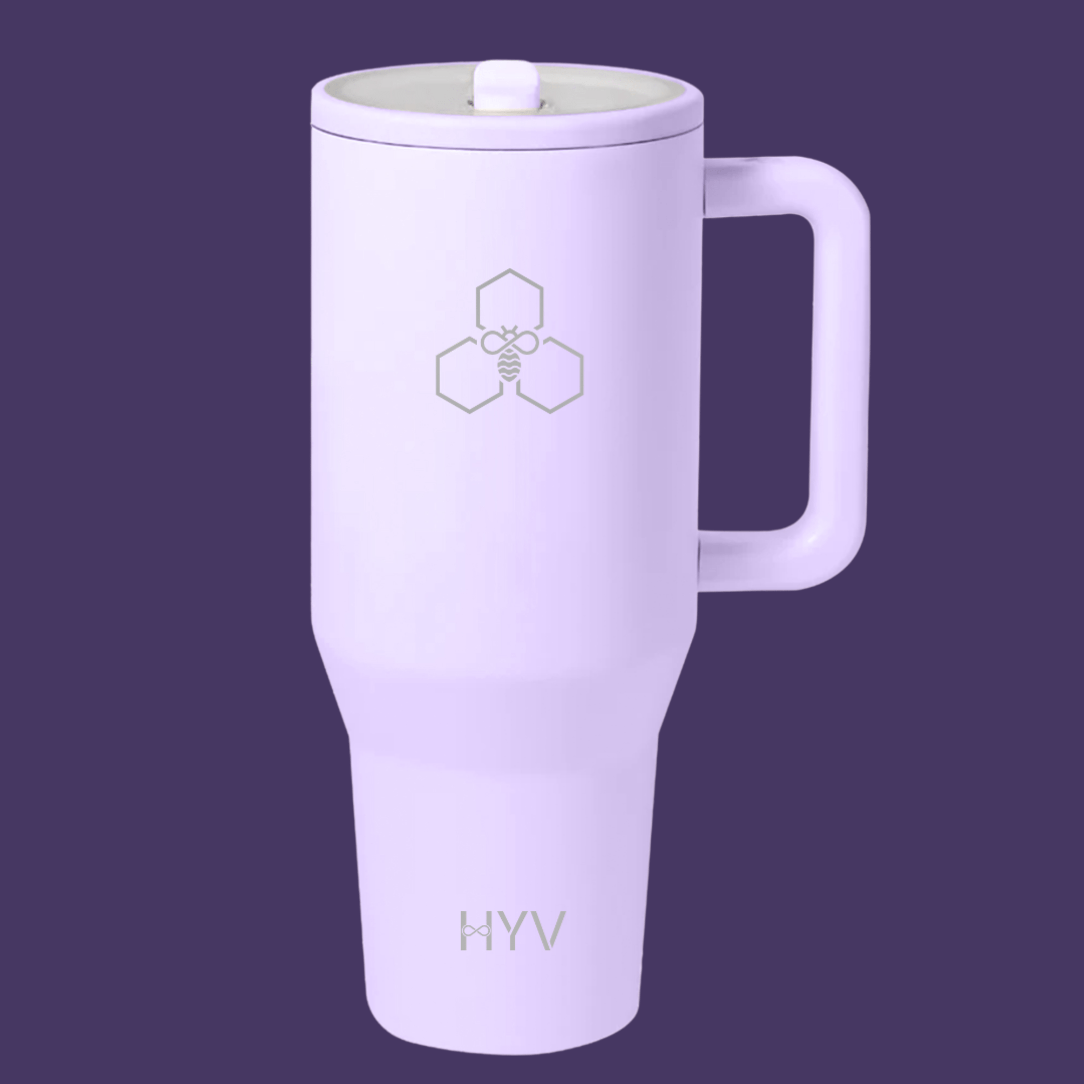 HYV HydroMax - Large Insulated Tumbler with Inbuilt Straw Lid (1200ml) - HYV