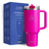HYV HydroPop – 1.2L Insulated Tumbler with Straw Lid | Vibrant Colours, Carry Handle