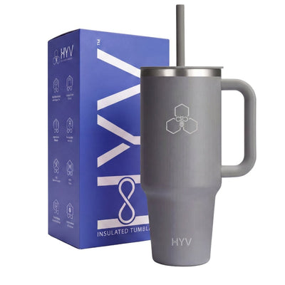 HYV HydroPro – 1.2L Insulated Tumbler with Inbuilt Straw Lid | Gym & Daily Hydration