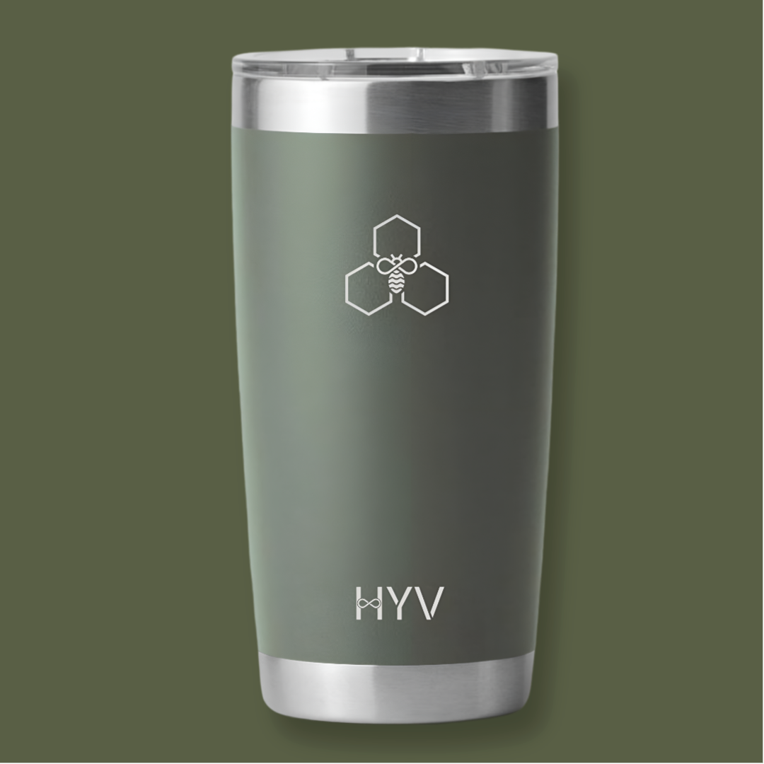 HYV ChillSip - Sleek Insulated Tumbler for Hot & Cold Drinks (590ml)