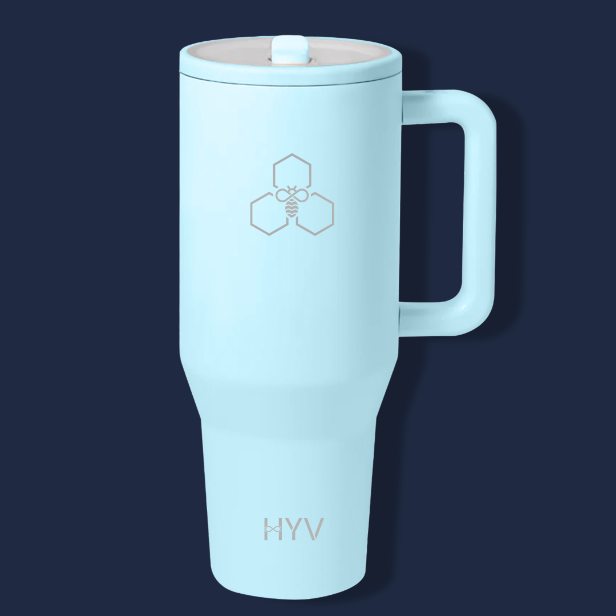 HYV HydroMax - Large Insulated Tumbler with Inbuilt Straw Lid (1200ml)