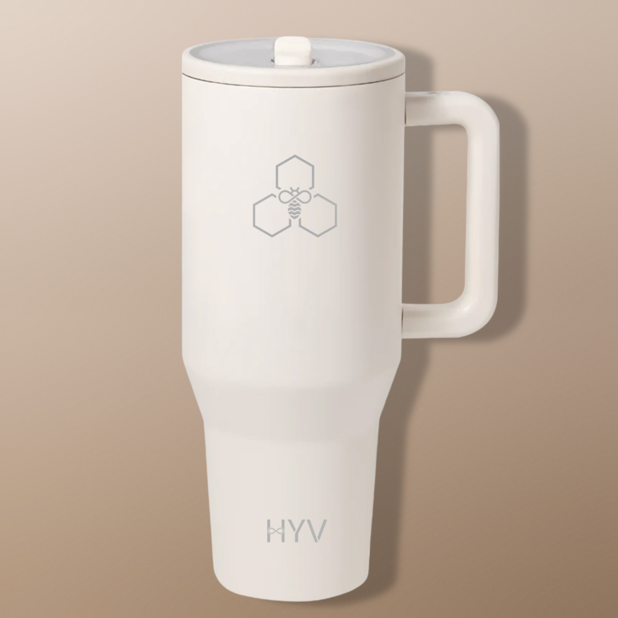 HYV HydroMax - Large Insulated Tumbler with Inbuilt Straw Lid (1200ml)