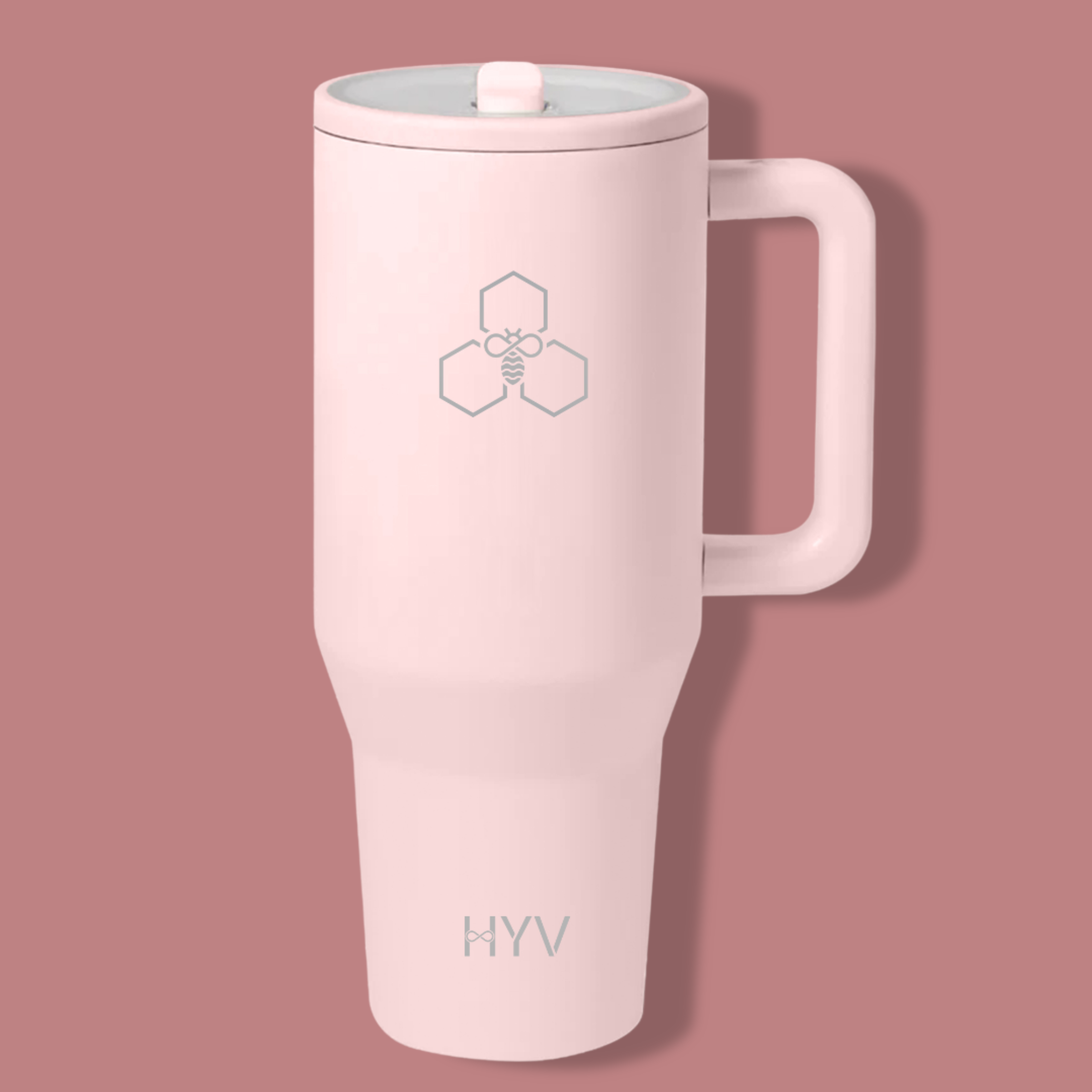 HYV HydroMax - Large Insulated Tumbler with Inbuilt Straw Lid (1200ml)