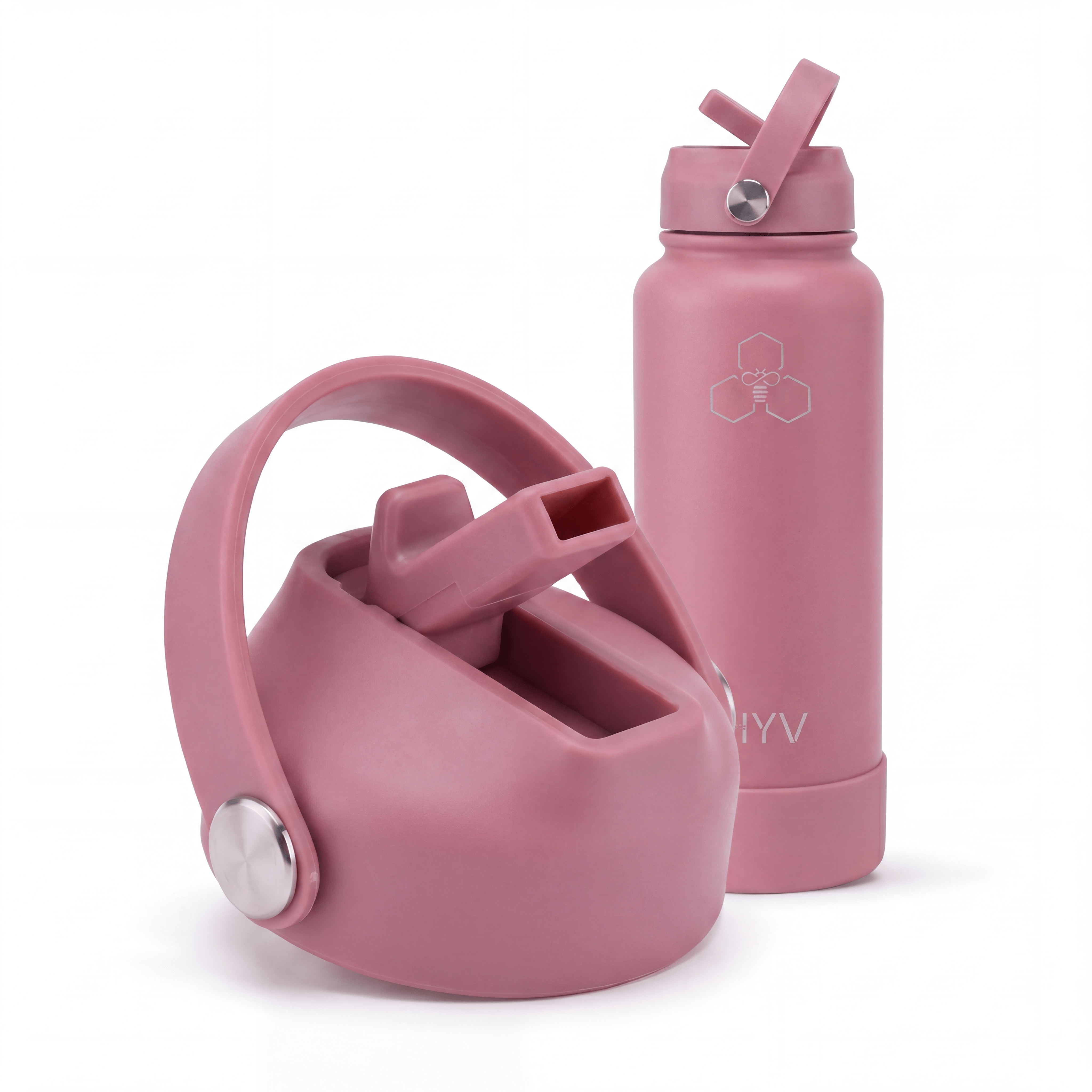 Replacement Lid for LuxeFlow in Coral Pink (colour reference)